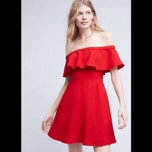 Black Halo off the shoulder dress